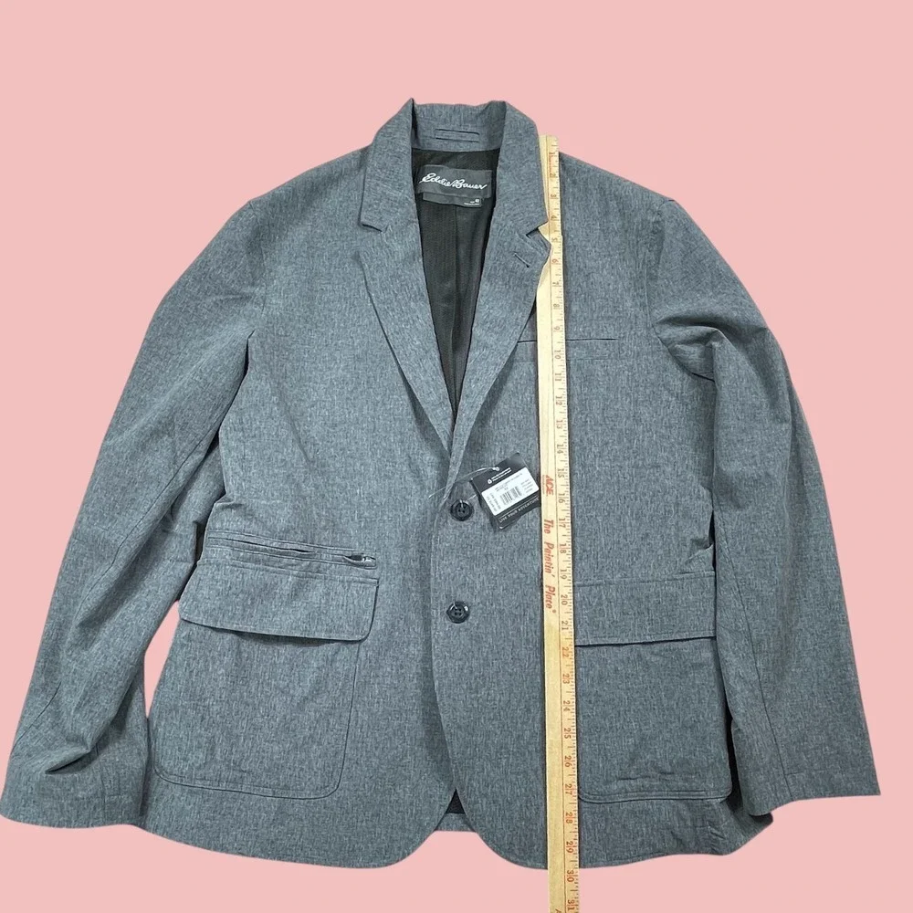 Eddie Bauer Ultimate Voyager Travel Blazer Mens 42 NWT Stretch Jacket Sport Coat